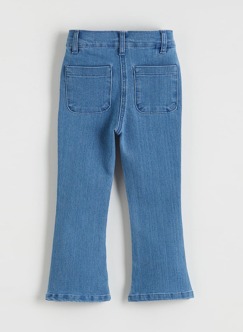 ال سي وايكيكي بنطلون جينز بناتي بوسط قابل للتعديل - Image 2